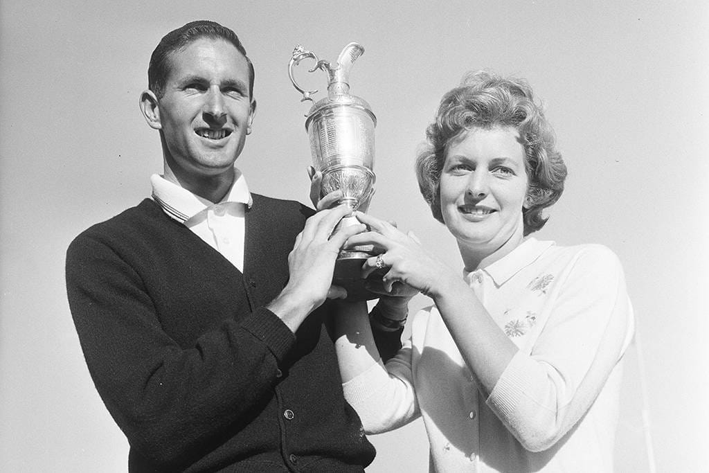 Bob Charles and his wife Verity